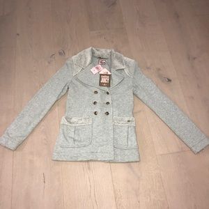 Juicy couture
Heather grey brclt slv peacoat